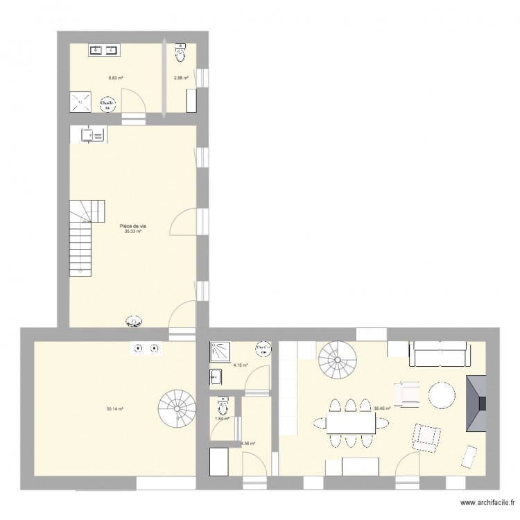 Tréma3c. Plan de 0 pièce et 0 m2