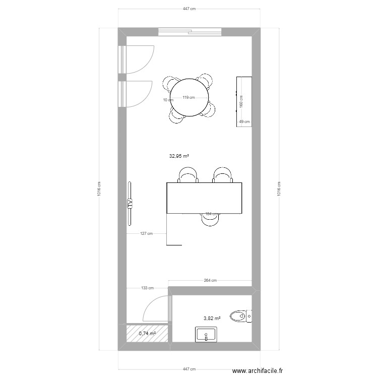 Bureau AML version 1. Plan de 0 pièce et 0 m2