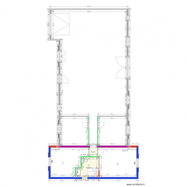 inplantation électrique. Plan de 0 pièce et 0 m2