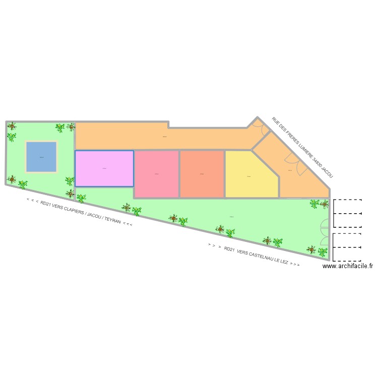 AK99 APPART MV 30032023RDCb. Plan de 8 pièces et 932 m2