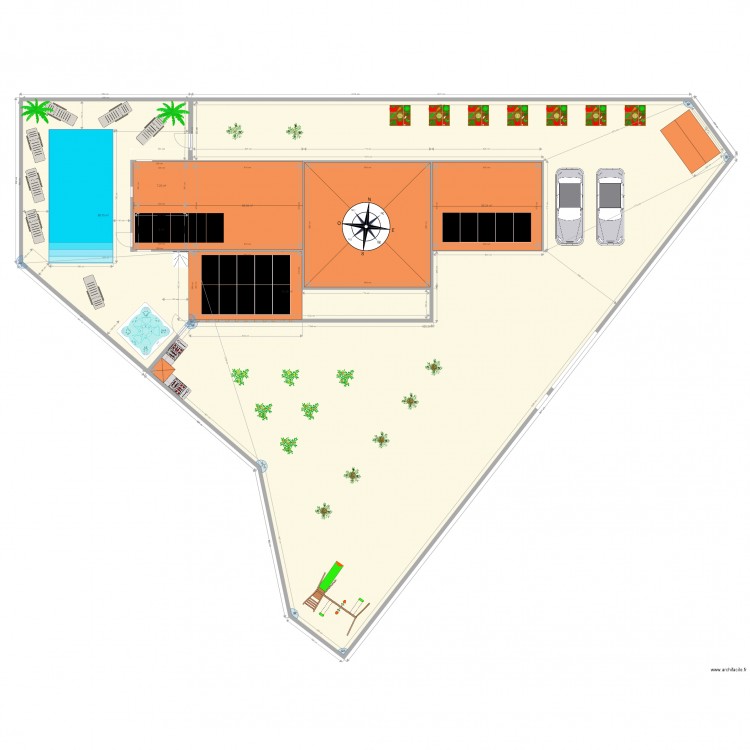 TERRAIN COMPLET PV. Plan de 0 pièce et 0 m2