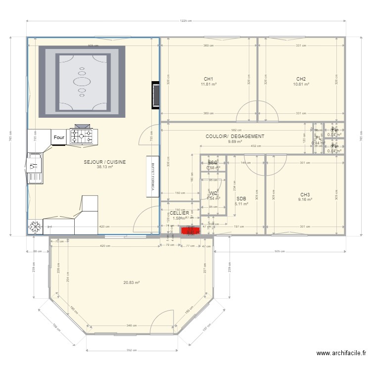 maison après 2. Plan de 0 pièce et 0 m2