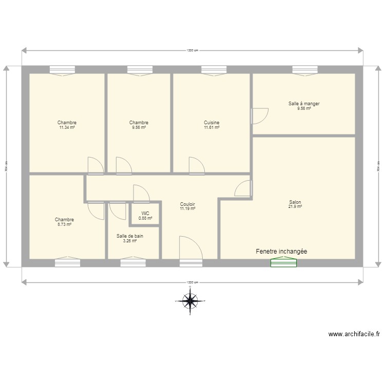 CHEVILLARD Roanne. Plan de 0 pièce et 0 m2