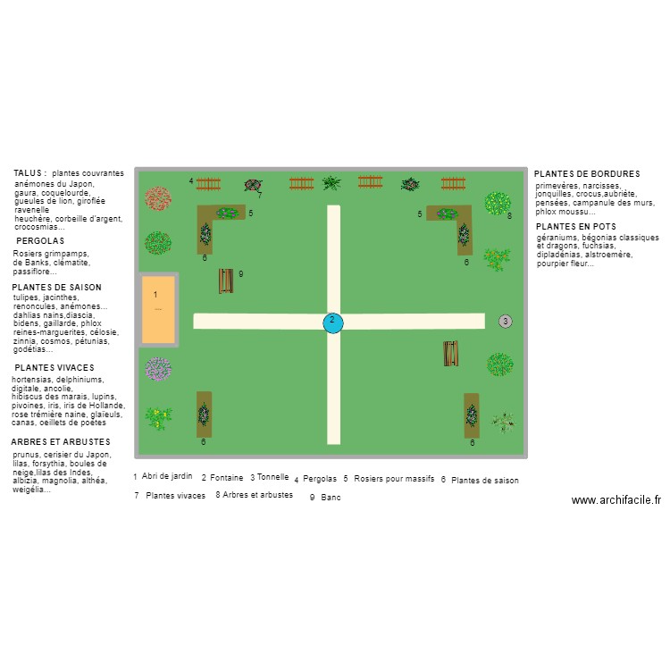 Jardin 11 a_annoté. Plan de 2 pièces et 971 m2