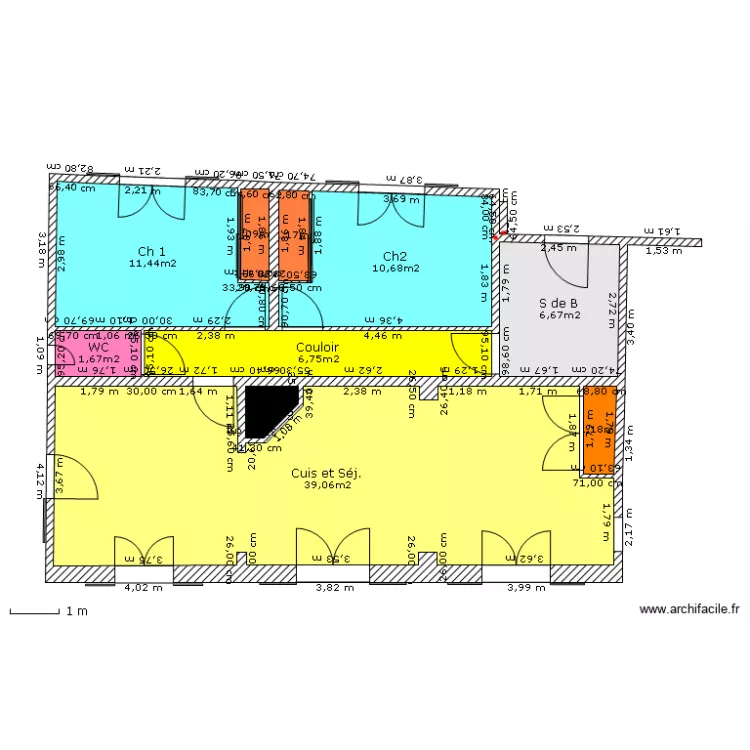 Projet  partie Est//Sud-Est( definitif ). Plan de 
