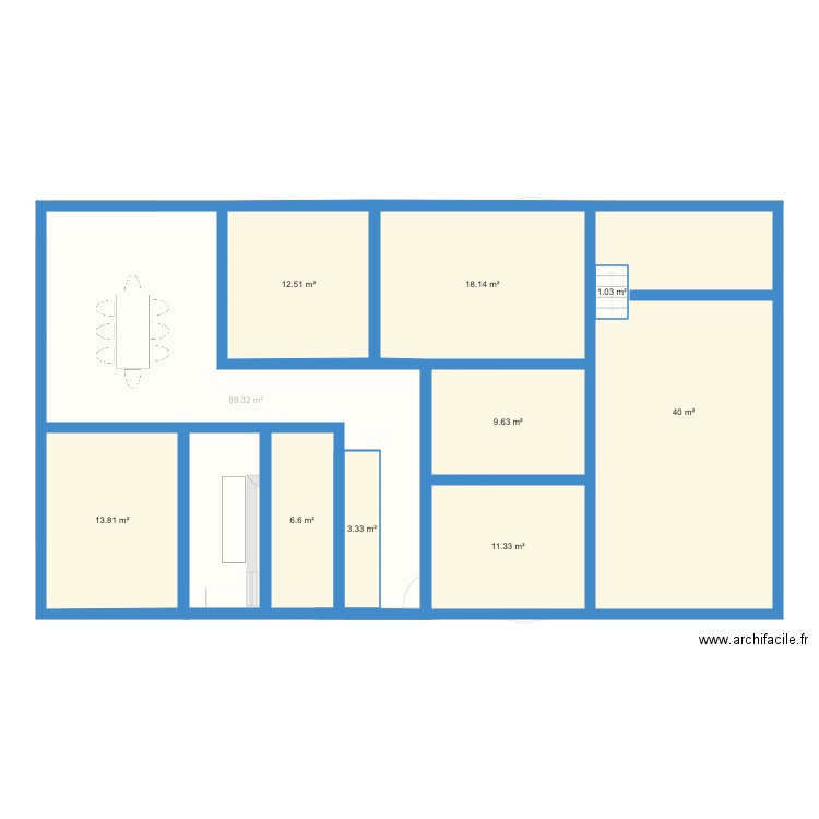 Maison Aumont mesures ok. Plan de 0 pièce et 0 m2