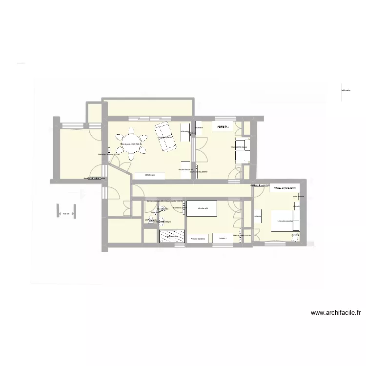 r&eacute;novation et am&eacute;nagement 2. Plan de 