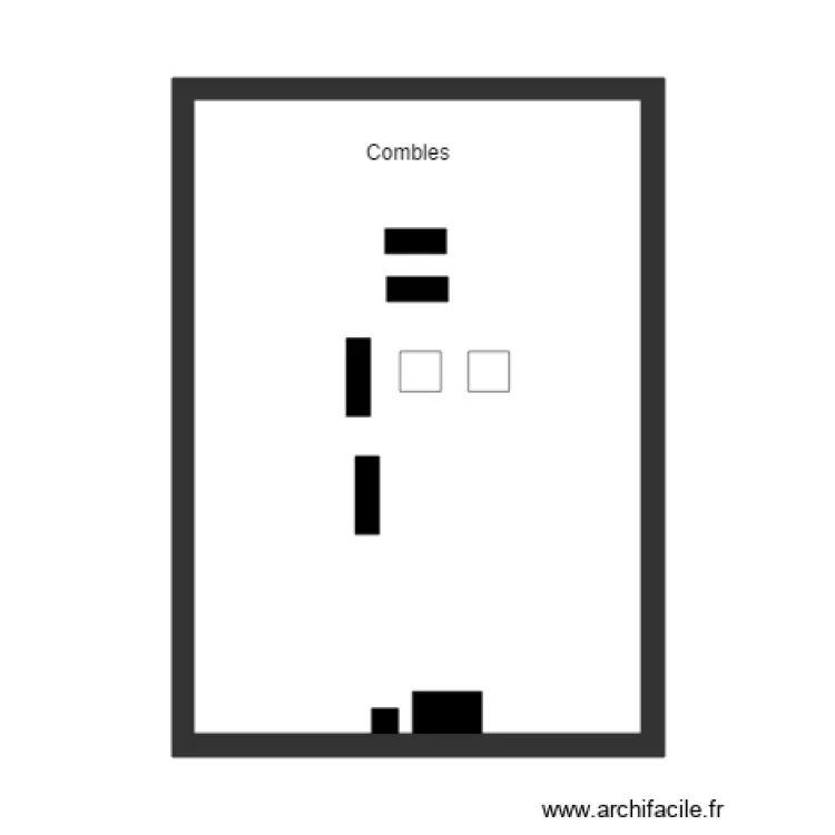 combles RE JOUEN. Plan de 