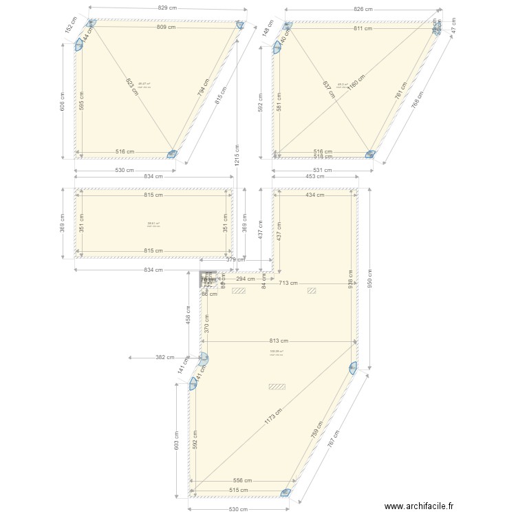 LOT 10 E3 V2. Plan de 5 pièces et 233 m2