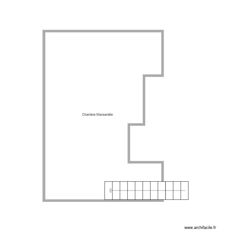 delom mansard. Plan de 