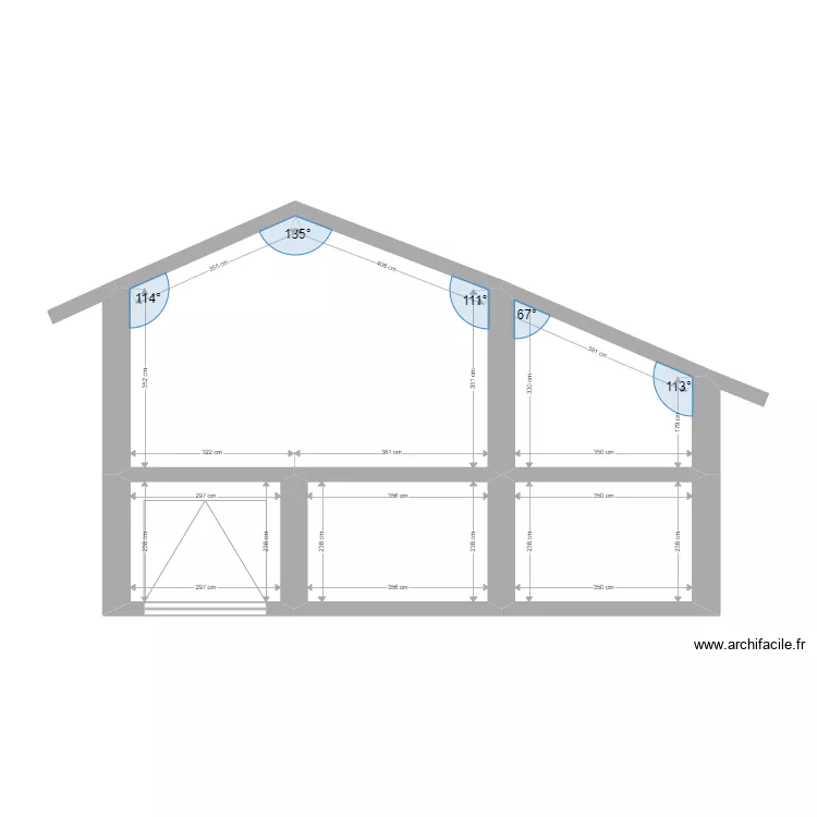 Façade Ferme. Plan de Façade Ferme. Plan de