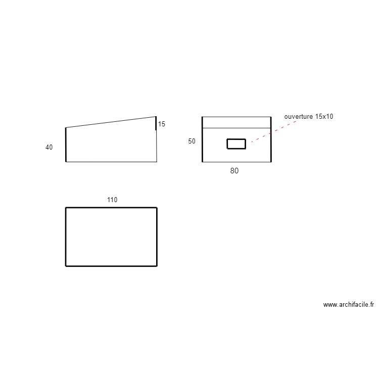 ABRI. Plan de 0 pièce et 0 m2