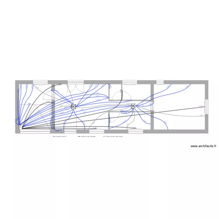 Pavillon AFPA Plan gaines 1. Plan de Pavillon AFPA Plan gaines 1. Plan de