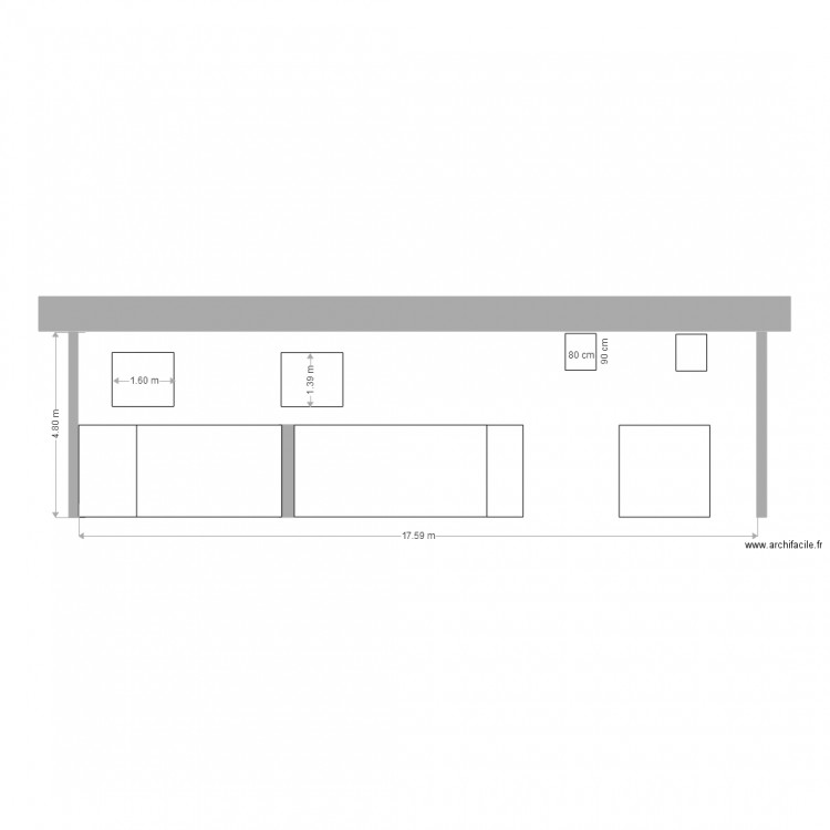 facade. Plan de 0 pièce et 0 m2