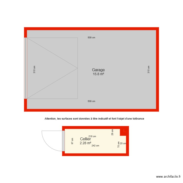 BI 6081 annexes côtées. Plan de 0 pièce et 0 m2