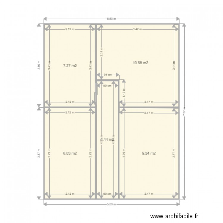 espace box cote pmr. Plan de 0 pièce et 0 m2