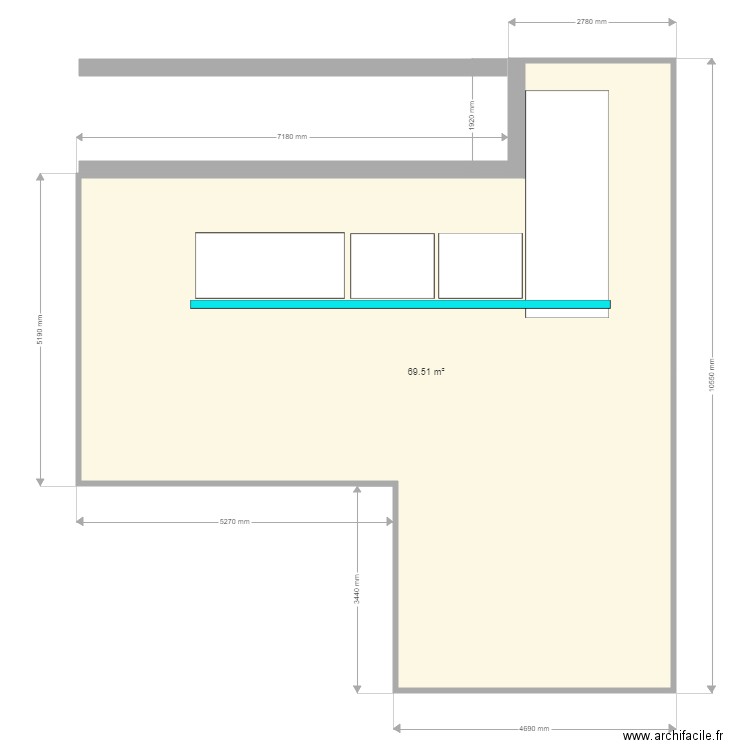 ZONE FUMOIR. Plan de 0 pièce et 0 m2
