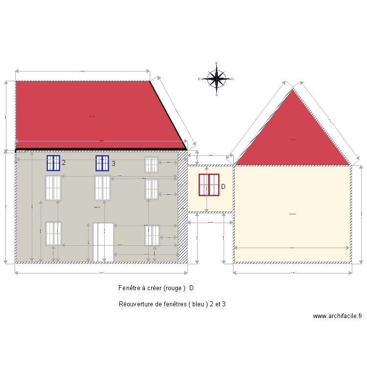 façade SUD PCMI 5 5. Plan de 0 pièce et 0 m2