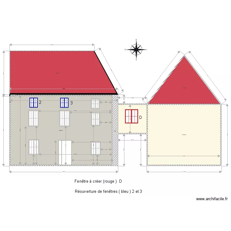 fa&ccedil;ade SUD PCMI 5 5. Plan de 