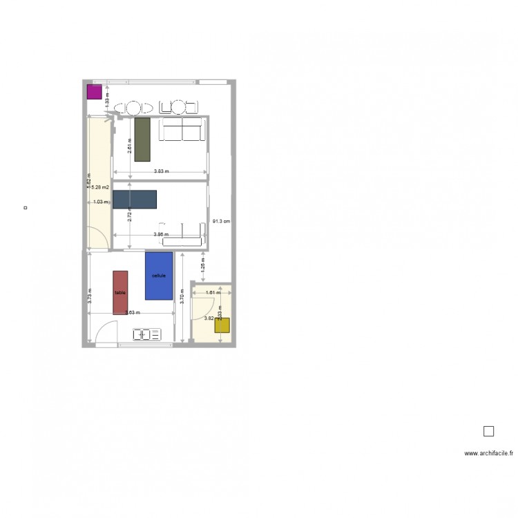 CHAMBRE FUNERAIRE 6. Plan de 0 pièce et 0 m2