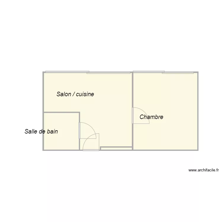 Croquis BENEZET. Plan de 