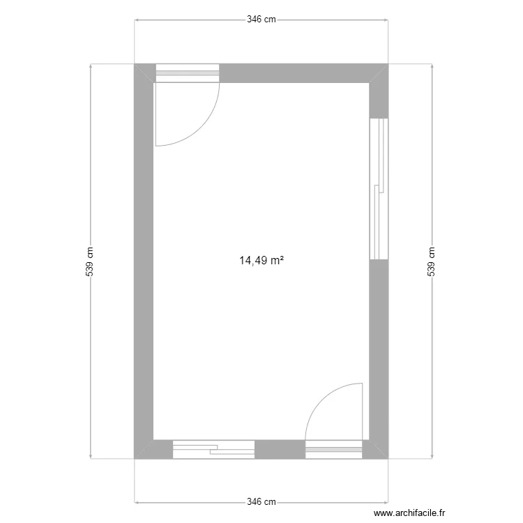 Bureau Lamatou. Plan de 