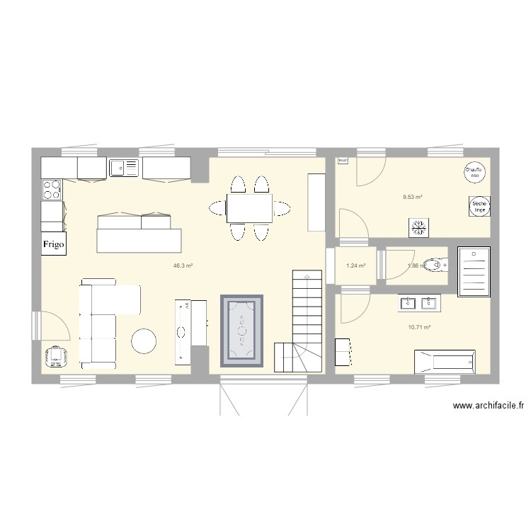 plan  grange definitif. Plan de 0 pièce et 0 m2