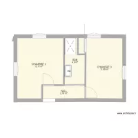 ETAGE 2 CHAMBRES ET 1 SDB