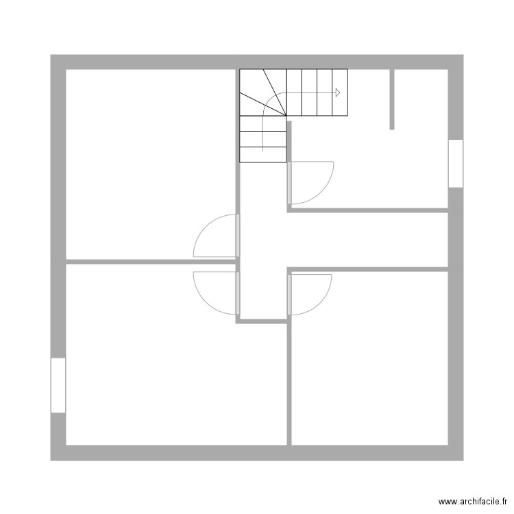 pavan  etage 1. Plan de 0 pièce et 0 m2