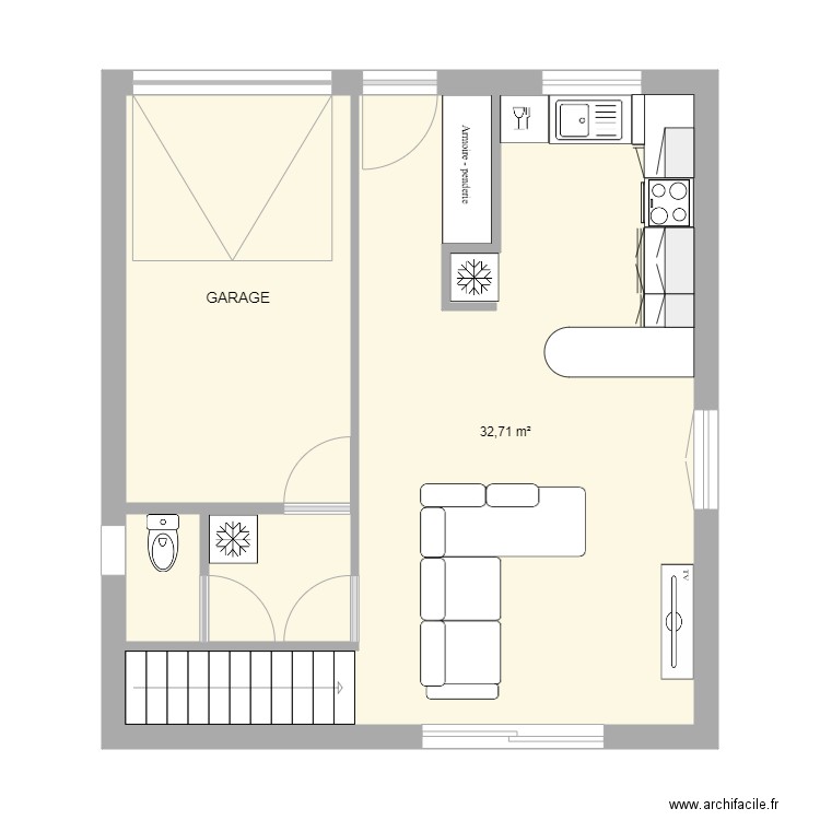 MAISON. Plan de 0 pièce et 0 m2