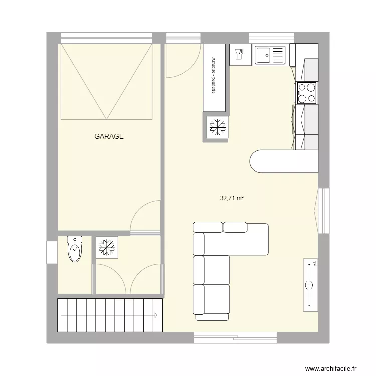 MAISON. Plan de 