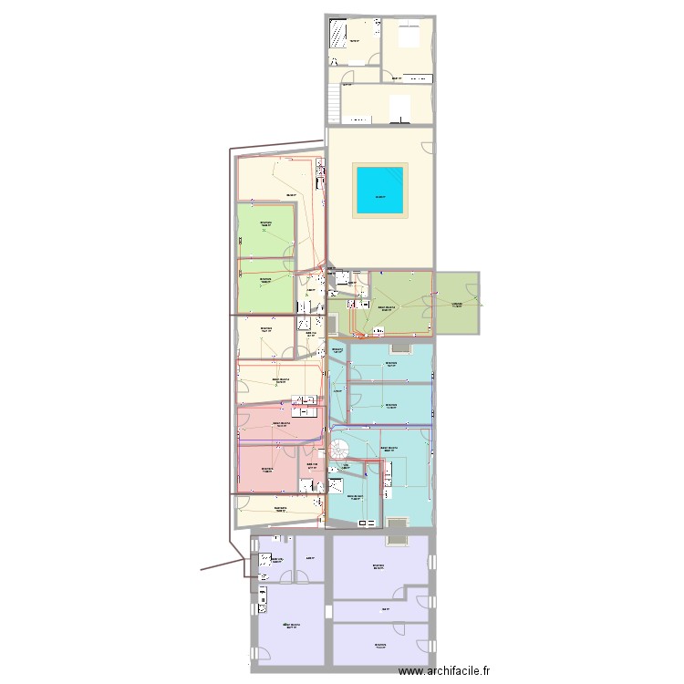 Nat 02 ETAGE. Plan de 0 pièce et 0 m2