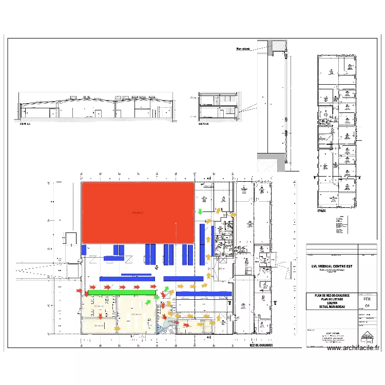 Analyse Meyzieu. Plan de 