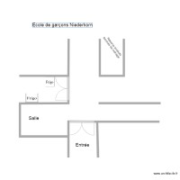 plan ecole de garçons Niederkorn