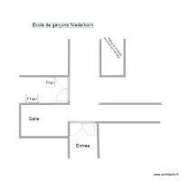 plan ecole de gar&ccedil;ons Niederkorn