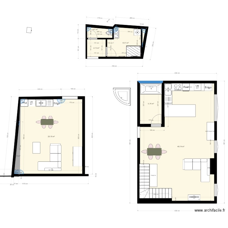 STUDIO final. Plan de 0 pièce et 0 m2