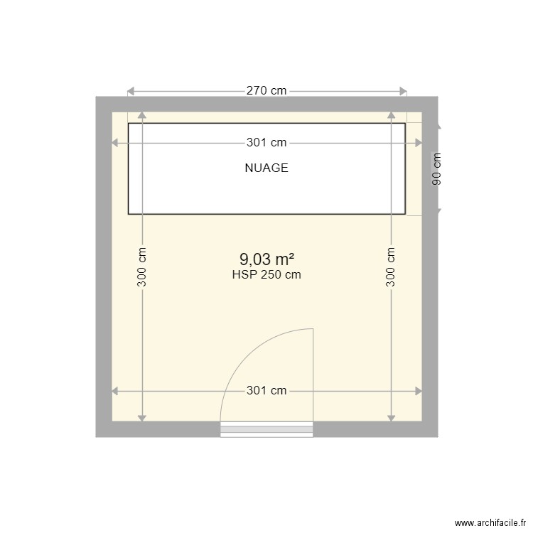 NUAGE. Plan de 0 pièce et 0 m2