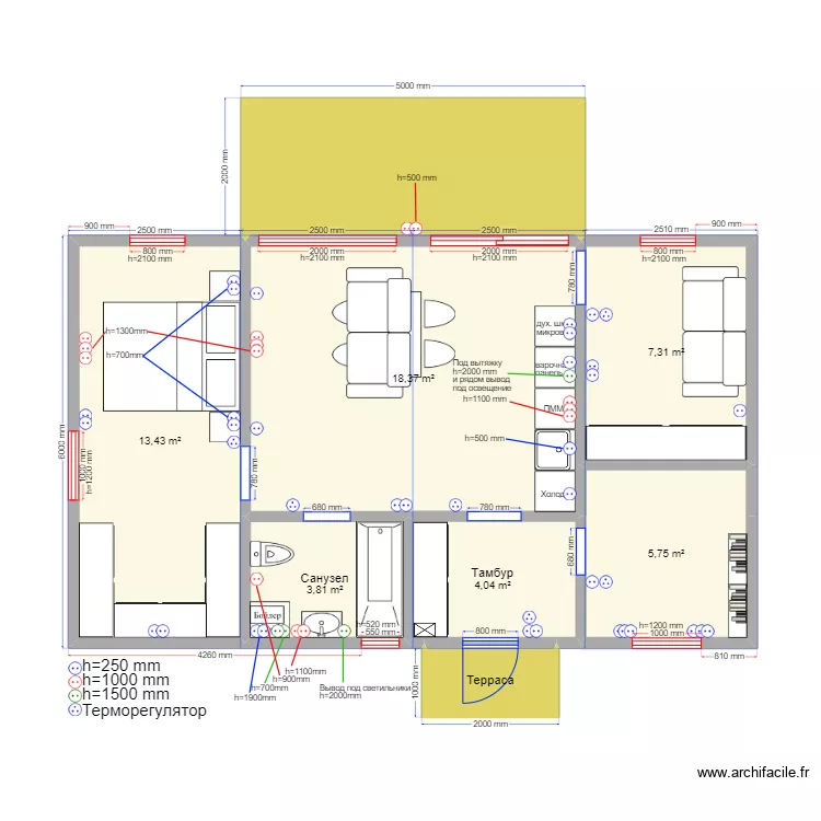 60 2.2 Остров Роз. Plan de 