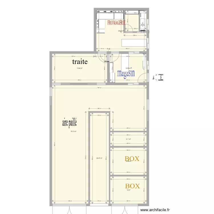 chevrerie chenevre. Plan de 