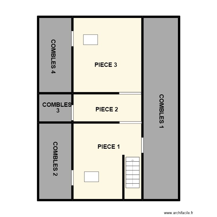 DALMASO 1 ER. Plan de 7 pièces et 86 m2