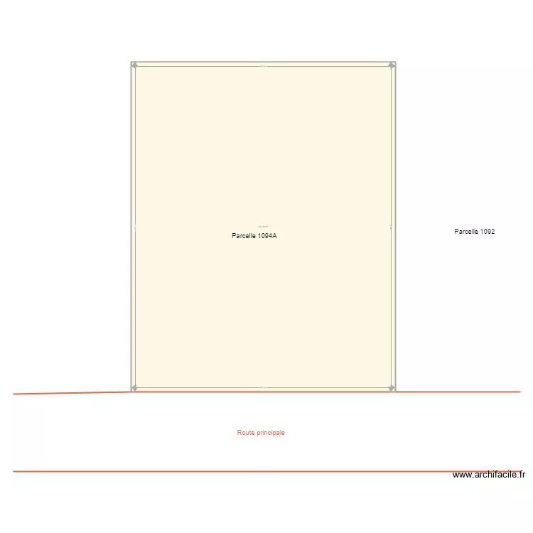 parcelle Kayiranga. Plan de 