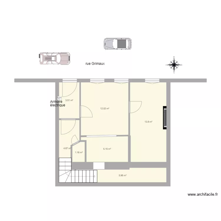 Rochefort plan origine. Plan de 