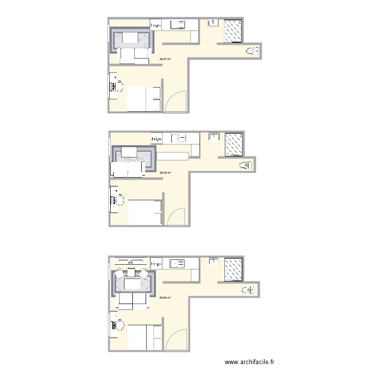 Appartement amenagement. Plan de 0 pièce et 0 m2