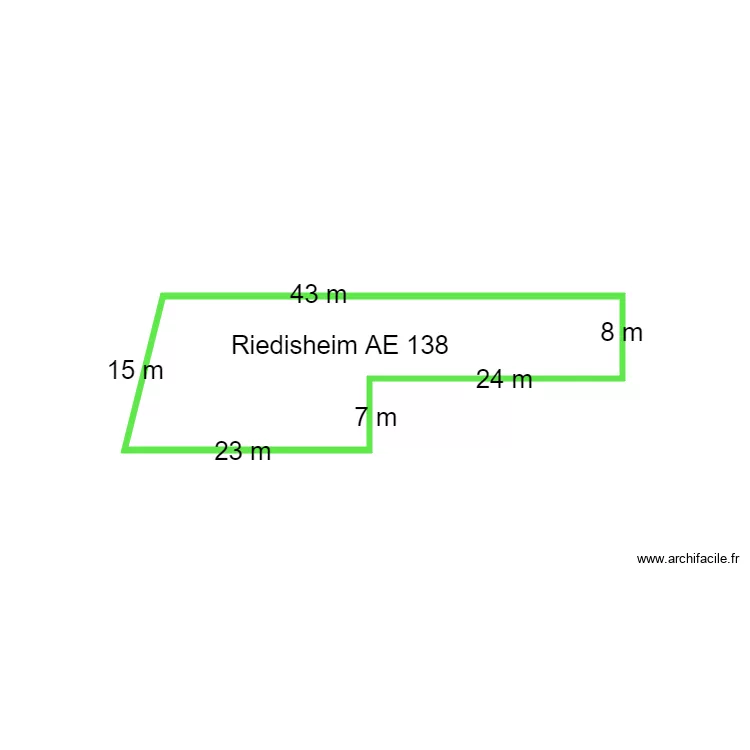 Plan AE 138. Plan de 