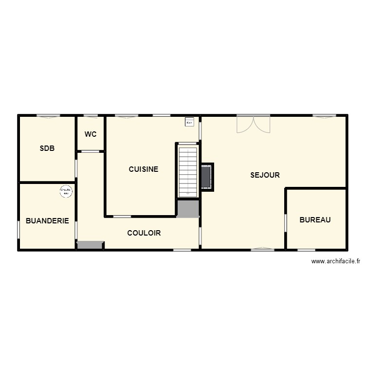 LEBLANC RDC PLOMB. Plan de 0 pièce et 0 m2