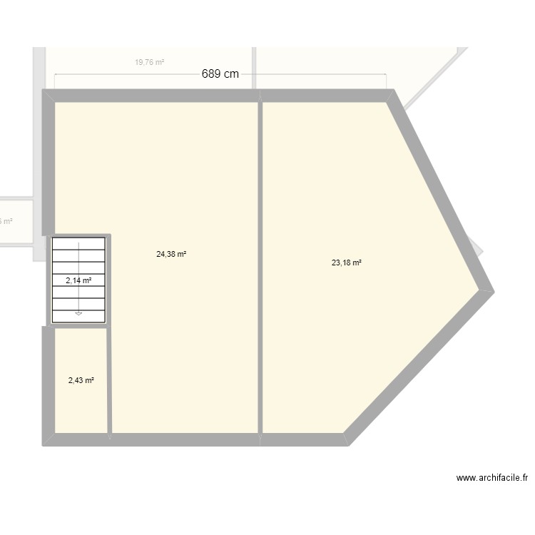 vuillaume. Plan de 17 pièces et 242 m2