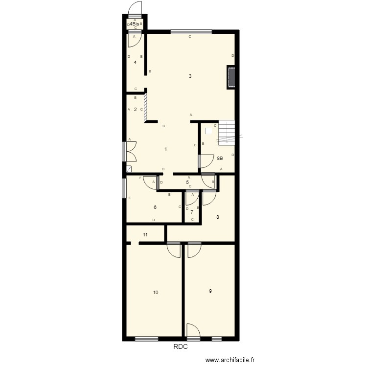 195158 MOULOISE PLOMB. Plan de 0 pièce et 0 m2