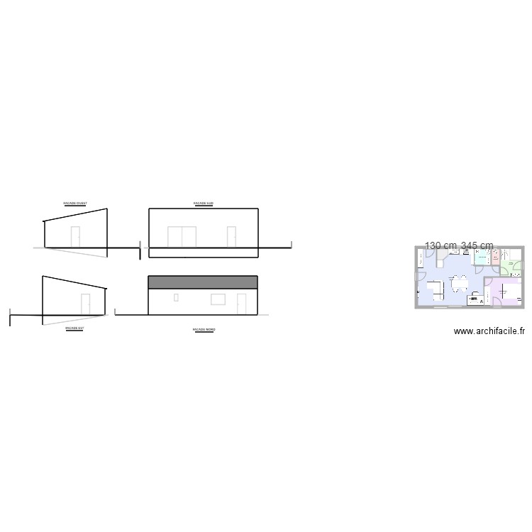 MAISON. Plan de 0 pièce et 0 m2