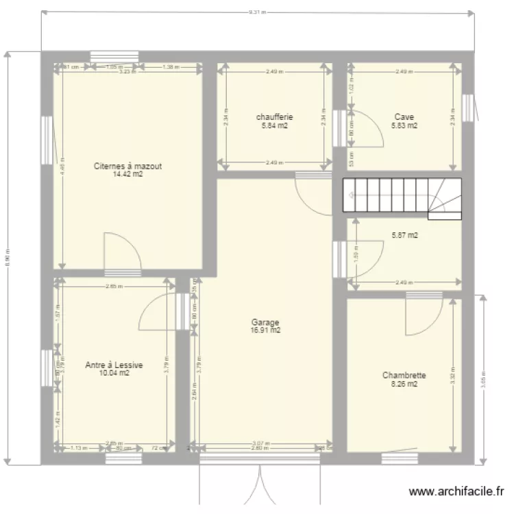 Marsens plan final Mursporteurs. Plan de 