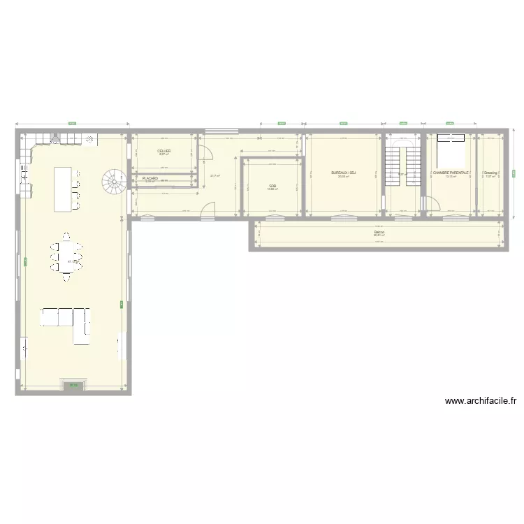 Maison2. Plan de 